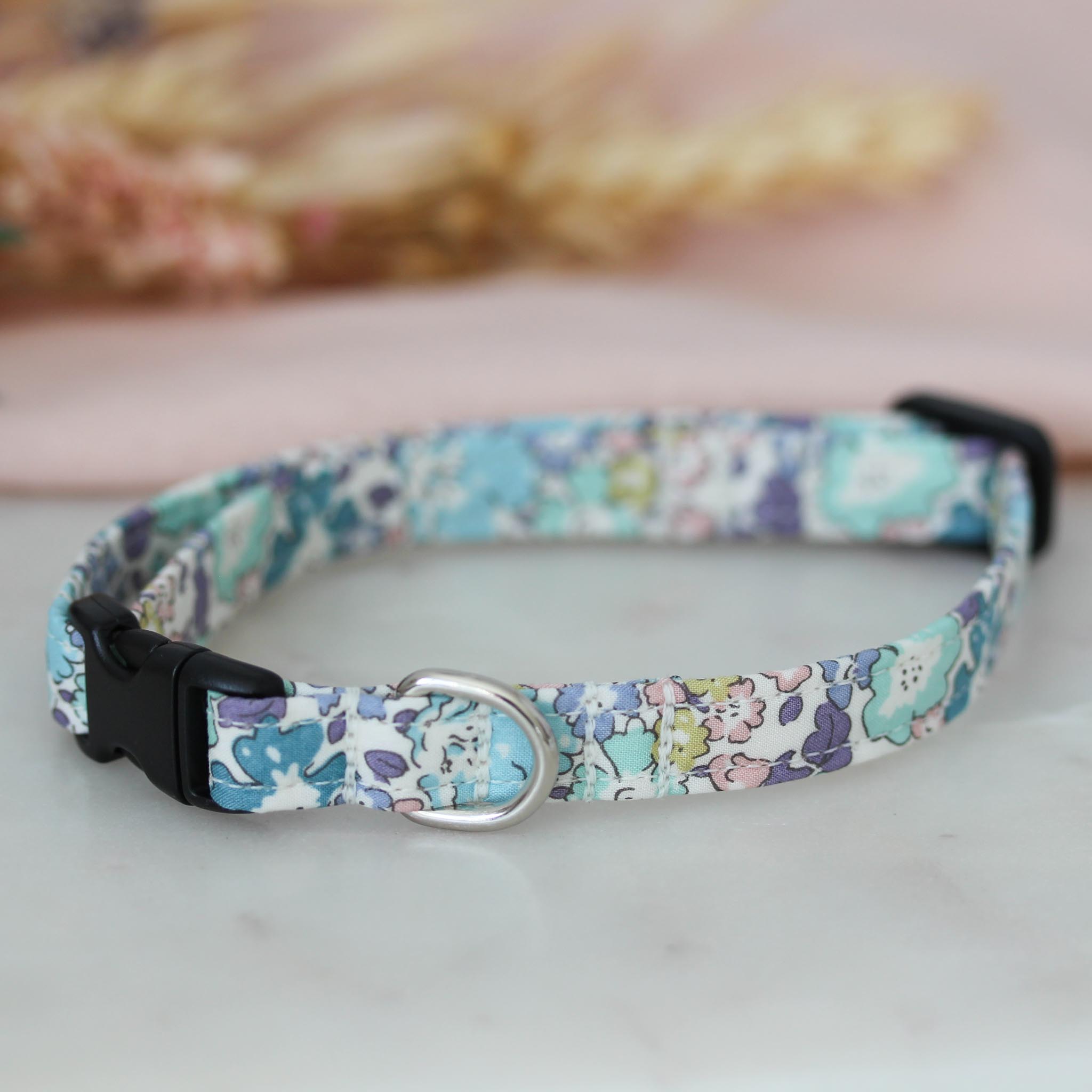 Liberty Lilac and Mint Dog / Puppy Collar - Image 3