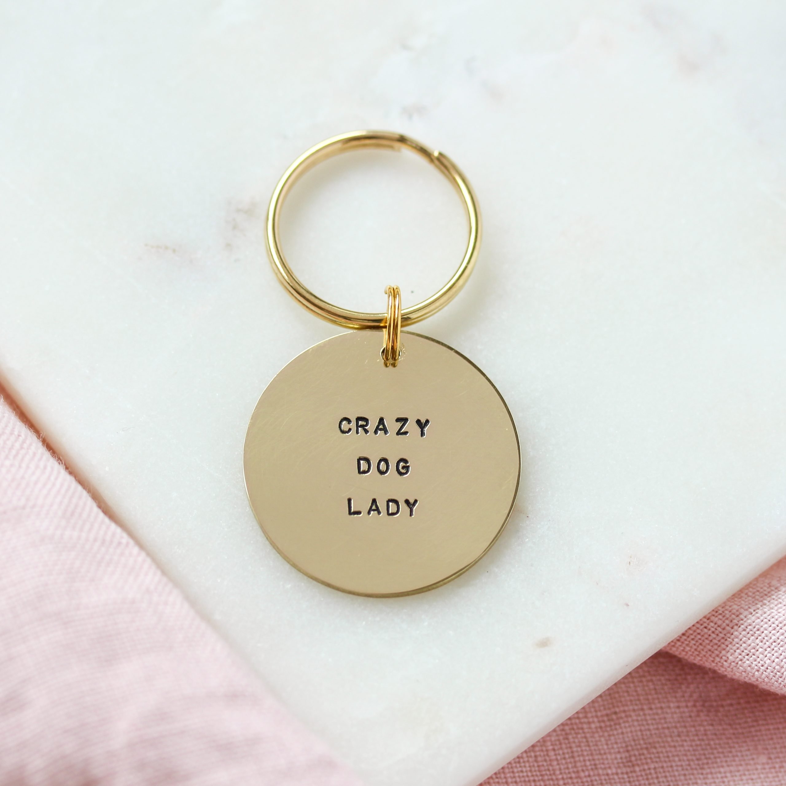 Crazy Dog Lady Keyring - Image 2